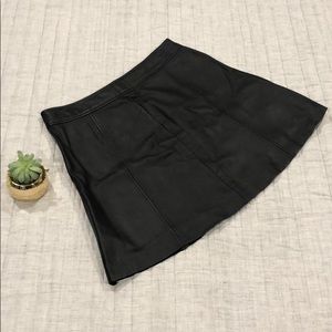 Leather Skirt